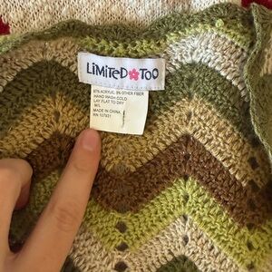 Limited Too Cropped Knit Shrug